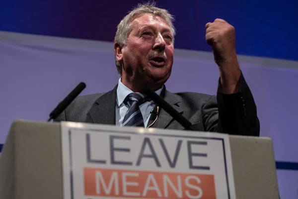 DUP will ‘work to defeat Brexit deal’, says Sammy Wilson