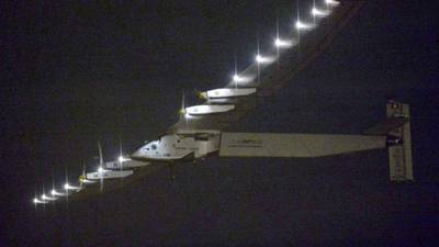 Solar plane takes off from Japan for Pacific crossing