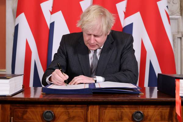 UK and EU enter new relationship at 11pm as Johnson says deal settles 'vexed question’