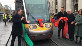 Luas Cross City service expects 10m extra passenger trips a year
