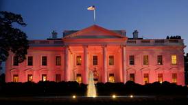 White House goes pink for breast cancer