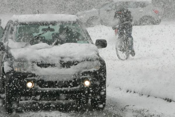 Snow for many areas as yellow weather alert in place for entire country