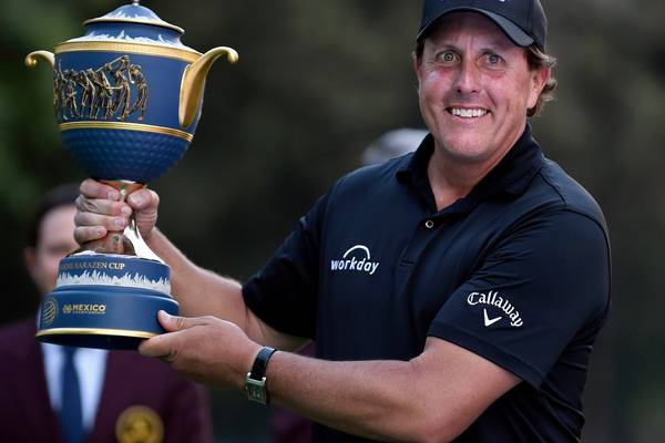 Phil Mickelson ends five-year victory drought in Mexico