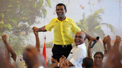 Maldives’ interrupted former president  again fighting for political foothold