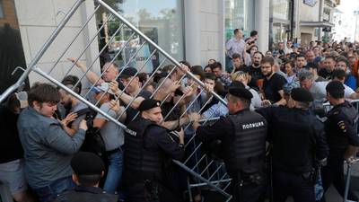 More than 1,000 arrested in Moscow over council election protest