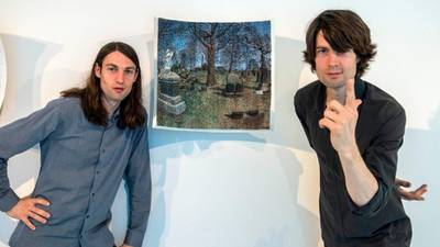 The Oakes twins follow  art down the rabbit hole