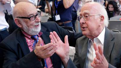 Persistent Higgs boson physicists  share €930,000 Nobel Prize award