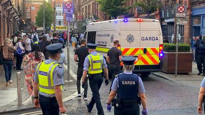 Return of Dublin’s outdoor hospitality helps quell ‘lingering’ public order issues