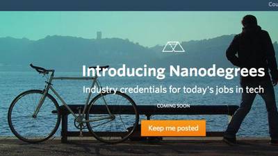 Udacity introduces flexible online ‘nanodegrees’ to develop tech skills
