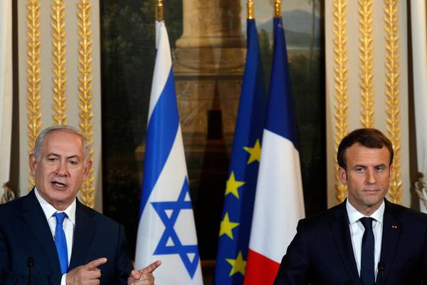 Macron asks Netanyahu to stall West Bank colonisation