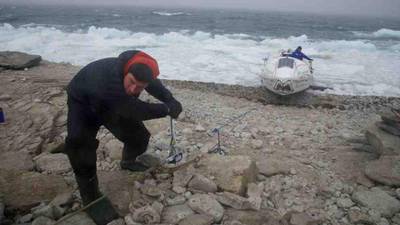 Stuck in ice on Bear Island: wind, belugas, cake and shotgun practice