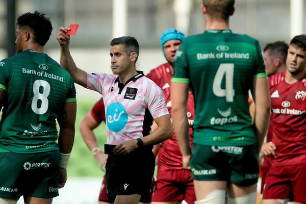 Munster trounce 13-man Connacht in feisty Aviva Stadium clash