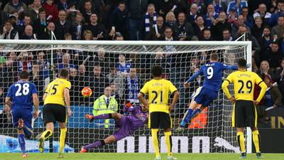 Jamie Vardy scores for ninth successive Premier League game