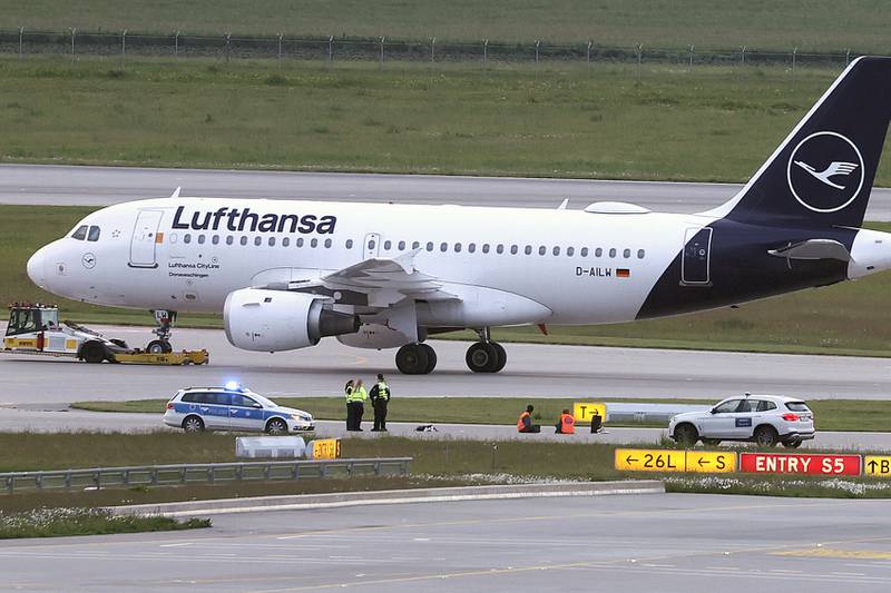 Munich Airport: Several flights cancelled after climate protesters glue themselves to runway