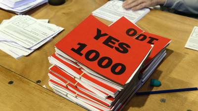 Abortion referendum challenger fails in bid to get voter registers