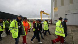 Harland and Wolff workers return to shipyard