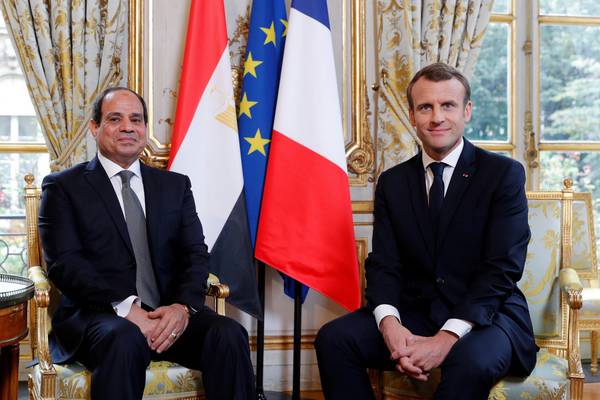 Rights groups criticise Macron for welcoming Egyptian president