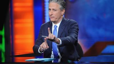 Jon Stewart is swooping back to The Daily Show to save the US from an orange-skinned huckster. The hubris is dizzying
