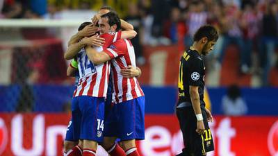 Atletico Madrid players and fans living the dream