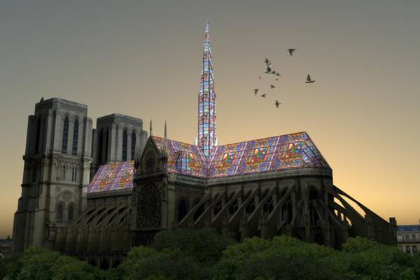 Glass, flames or a beam of light: What should replace Notre-Dame’s spire?