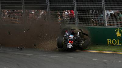 Fernando Alonso admits he is lucky to be alive after horror crash