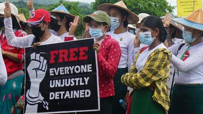 Myanmar journalist jailed for incitement as junta frees Japanese reporter
