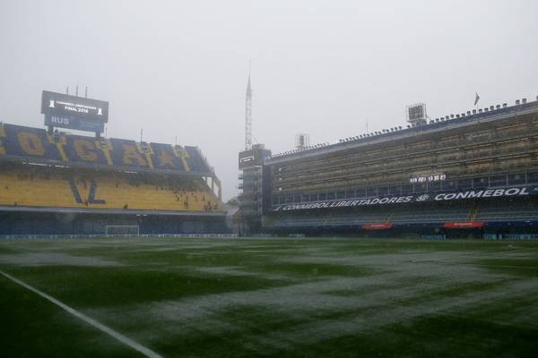 First leg of final of Copa Libertadores postponed due to rain