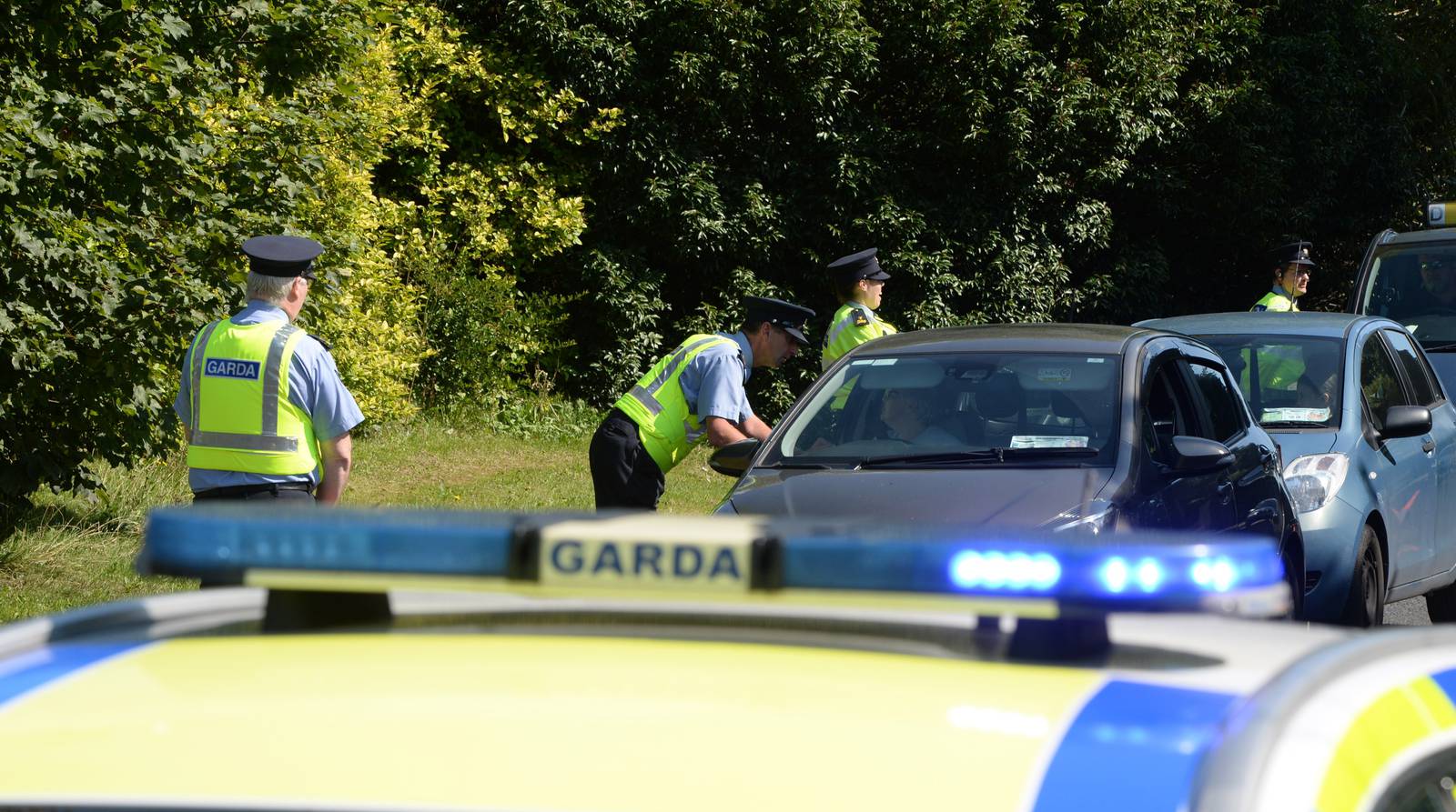 26/08/2019 - NEWS - FILE -

Gardai pictured at a checkpoint as the Road Safety Authority and An Garda Siochana, launch a campaign aimed at getting people off long term reliance on a learner permit. 
Photograph: Dara Mac Dónaill / The Irish Times




Gardai pictured at a checkpoint as the Road Safety Authority and An Garda Siochana, launch a campaign aimed at getting people off long term reliance on a learner permit. 



Photograph: Dara Mac Donaill / The Irish Times