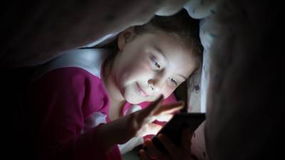 Texting at night affecting  school performance