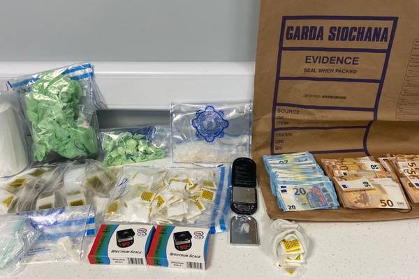 Man (25) held over €45,000 cash and drugs seizure in Dublin