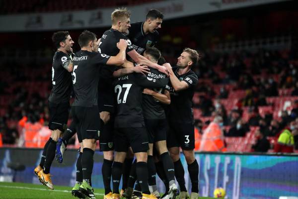Arsenal beaten again as Burnley profit from own goal and Granit Xhaka red card