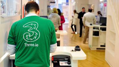 Three Ireland significantly reduces its losses to €2.5m