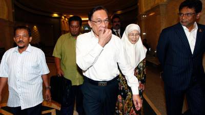 Malaysia opposition leader convicted of sodomy ahead of election