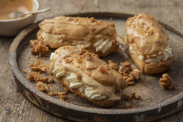 If the choux fits: Give these California-style caramel eclairs a whirl