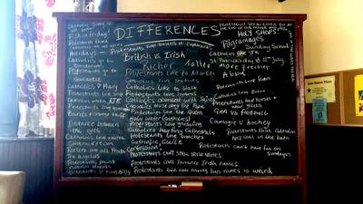 Derry Girls’ blackboard goes on display as a museum piece