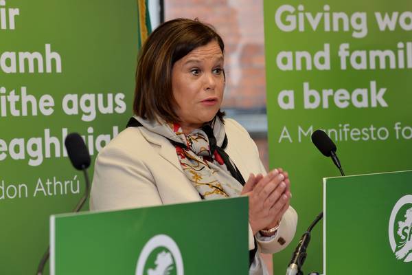 Sinn Féin manifesto ‘goes big’ to set it apart from election rivals