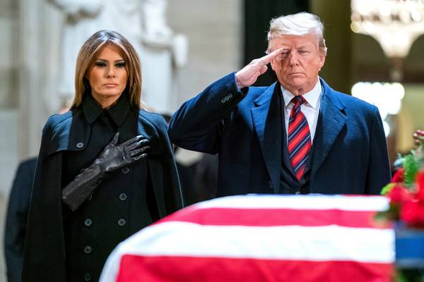 Washington pays respects to George HW Bush at Capitol