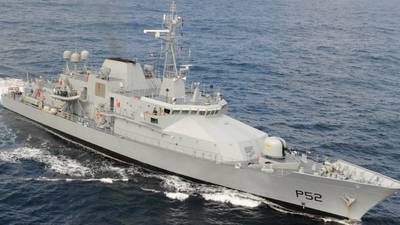 Navy vessel LÉ Niamh damaged by onboard fire in Cork