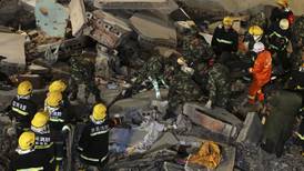 Building collapse in China kills 17 construction workers
