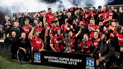Canterbury Crusaders see off Lions to secure Super Rugby title