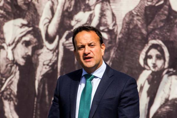 Honour Irish famine by showing empathy to suffering today, says Varadkar