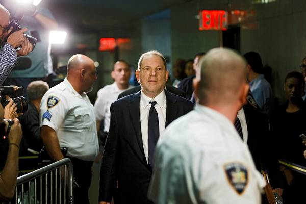 Harvey Weinstein pleads not guilty to rape and sexual assault
