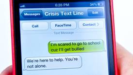 Depressed? Bullied?  Alone? Text the crisis line