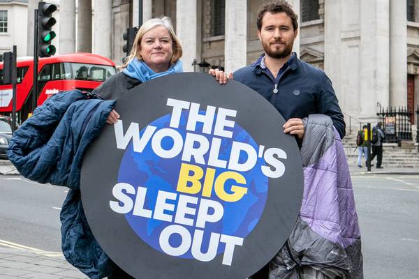 Hundreds sleep out in Trinity College as part of homeless campaign
