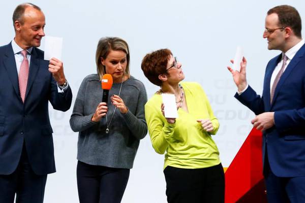 CDU race to succeed Angela Merkel turns into grudge match