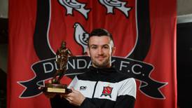 Dundalk’s Michael Duffy named player of the month