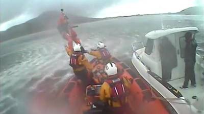 Fisherman clinging to lobster buoy is rescued in Co Donegal