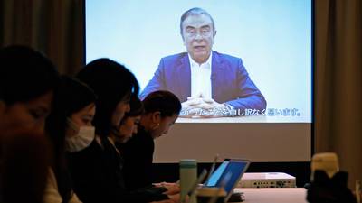 Carlos Ghosn condemns ‘conspiracy’ to remove him from Nissan