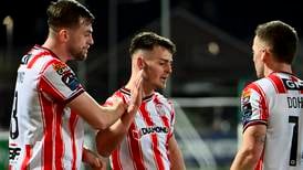 Danny Mullen’s late goal sneaks victory for Derry City over St Pat’s