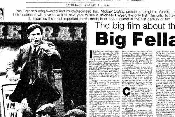 The big film about the Big Fella: Michael Collins review (1996)